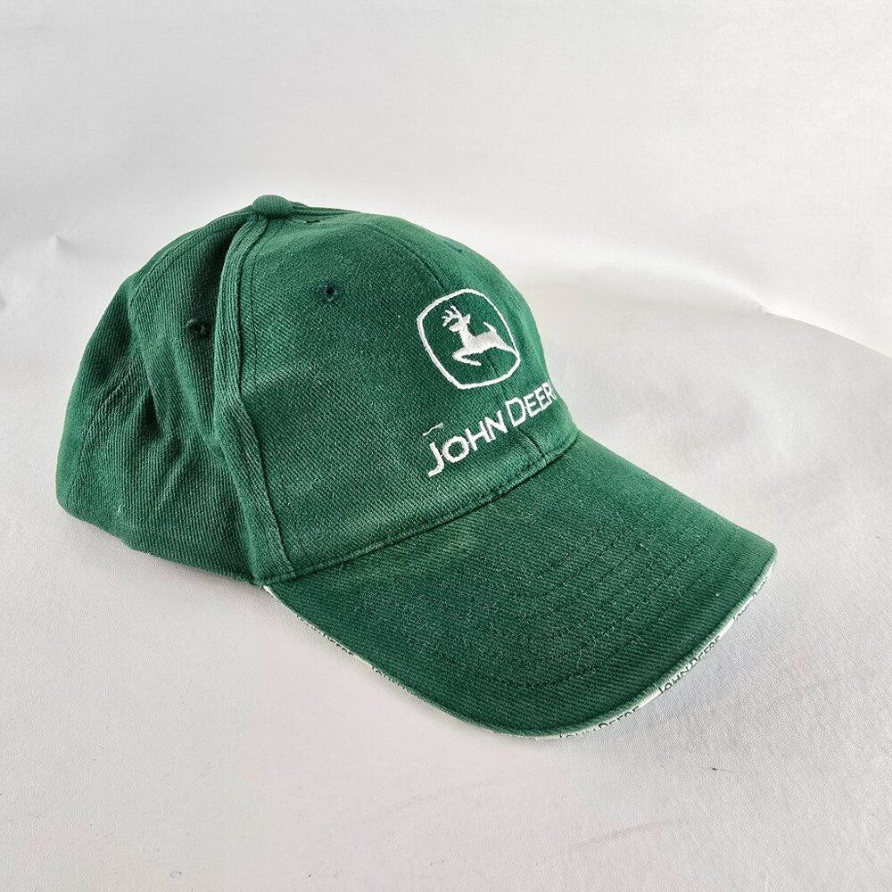 John Deere K Products Hat Green Embroidered Tractors Farm Equipment Ball Cap